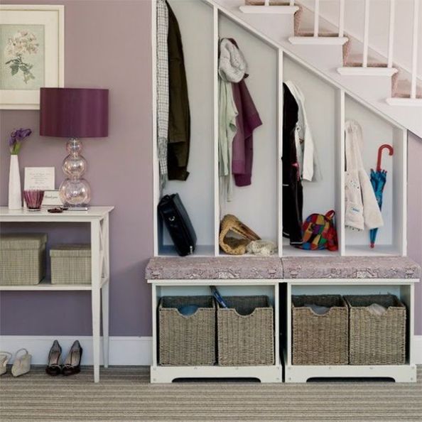 storage-ideas-under-stairs-in-hallway